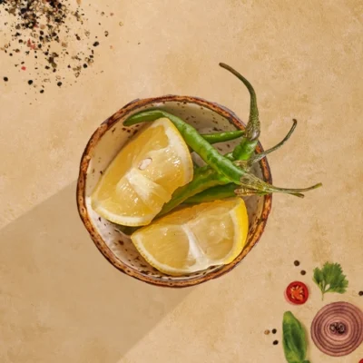 Lemon & Green Pepper